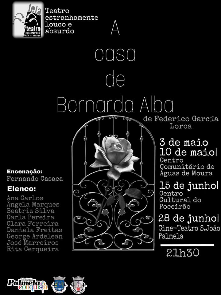 TELA estreia “A Casa de Bernarda Alba” no Centro Comunitário de Águas de Moura