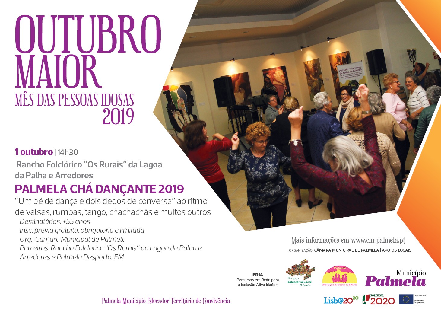 “Palmela Chá Dançante 2019” abre programa do Outubro MAIOR
