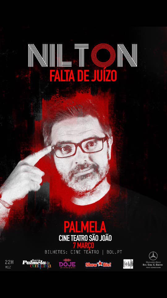 Nilton apresenta “Falta de Juízo” em Palmela