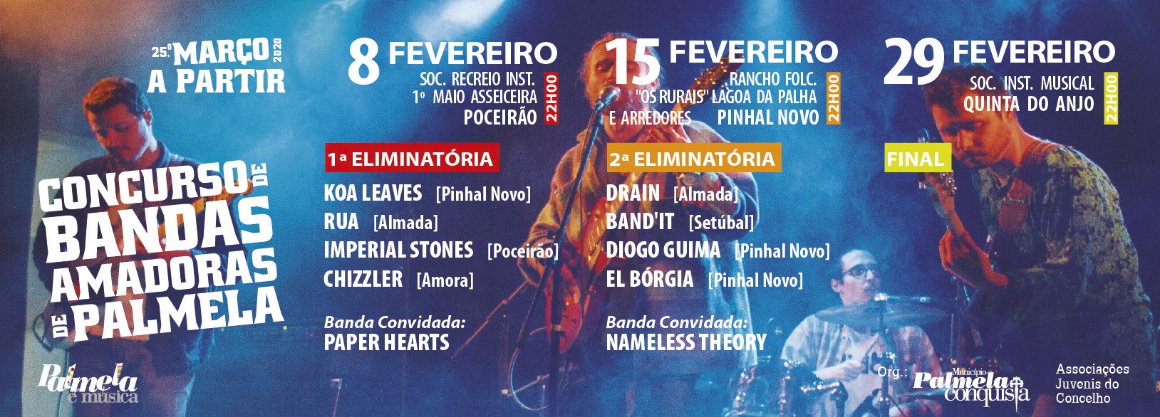 Concurso de Bandas Amadoras: 1.ª eliminatória disputada no sábado