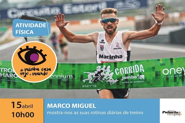 “De minha casa vejo o mundo”: conheça as rotinas de treino de Marco Miguel!