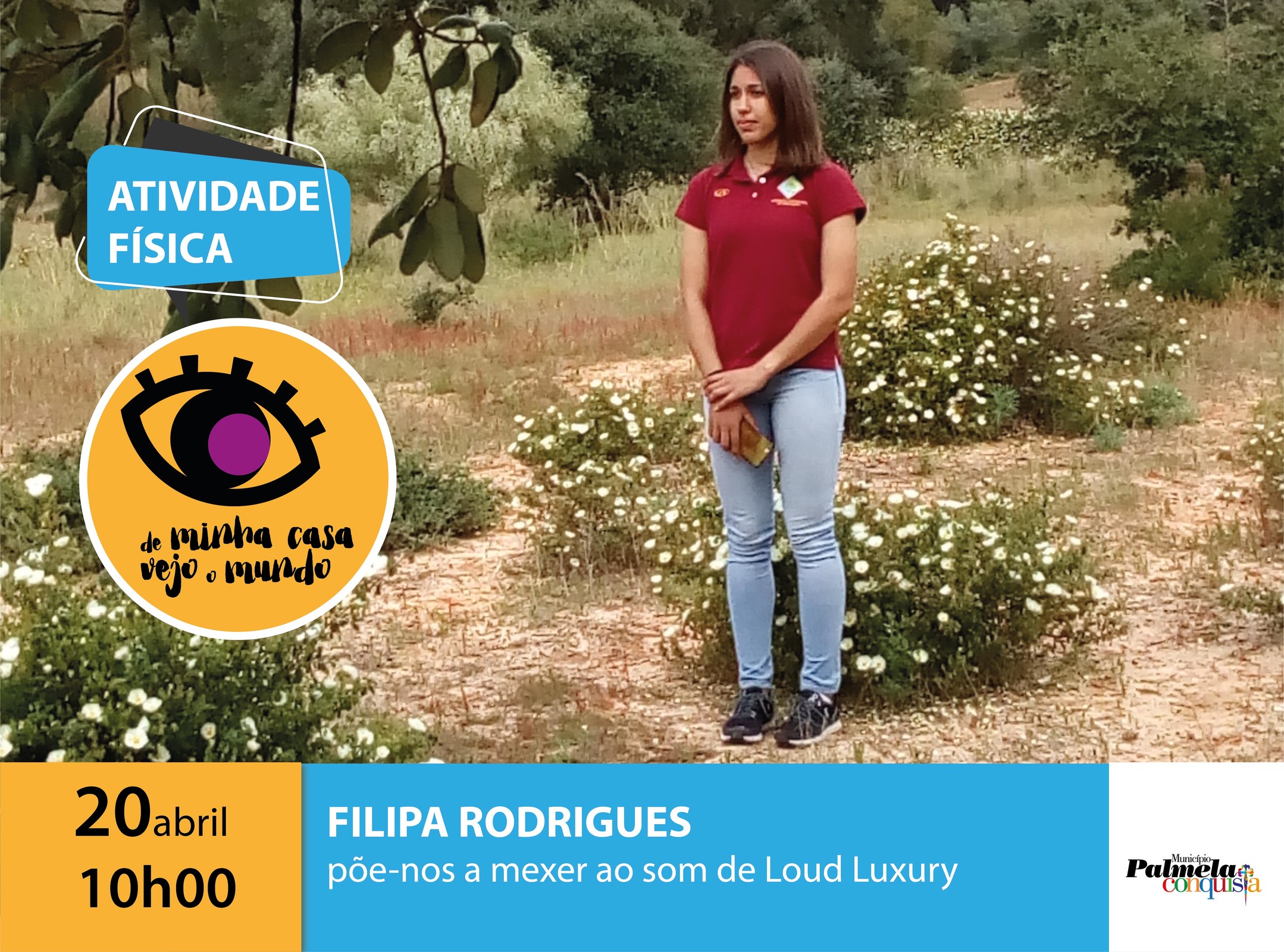 “De minha casa vejo o mundo”: siga as dicas de exercício de Ana Filipa Rodrigues!