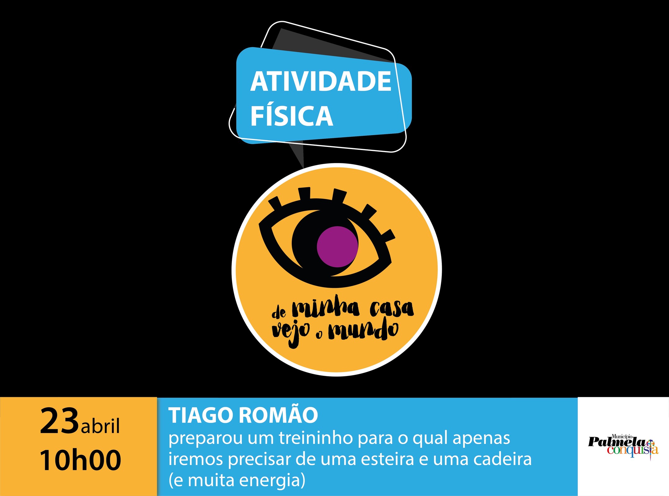 “De minha casa vejo o mundo”: acompanhe Tiago Romão num treino indoor!