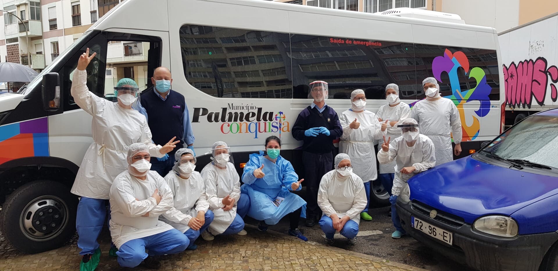 250 funcionárias/os de lares do Concelho testadas/os hoje