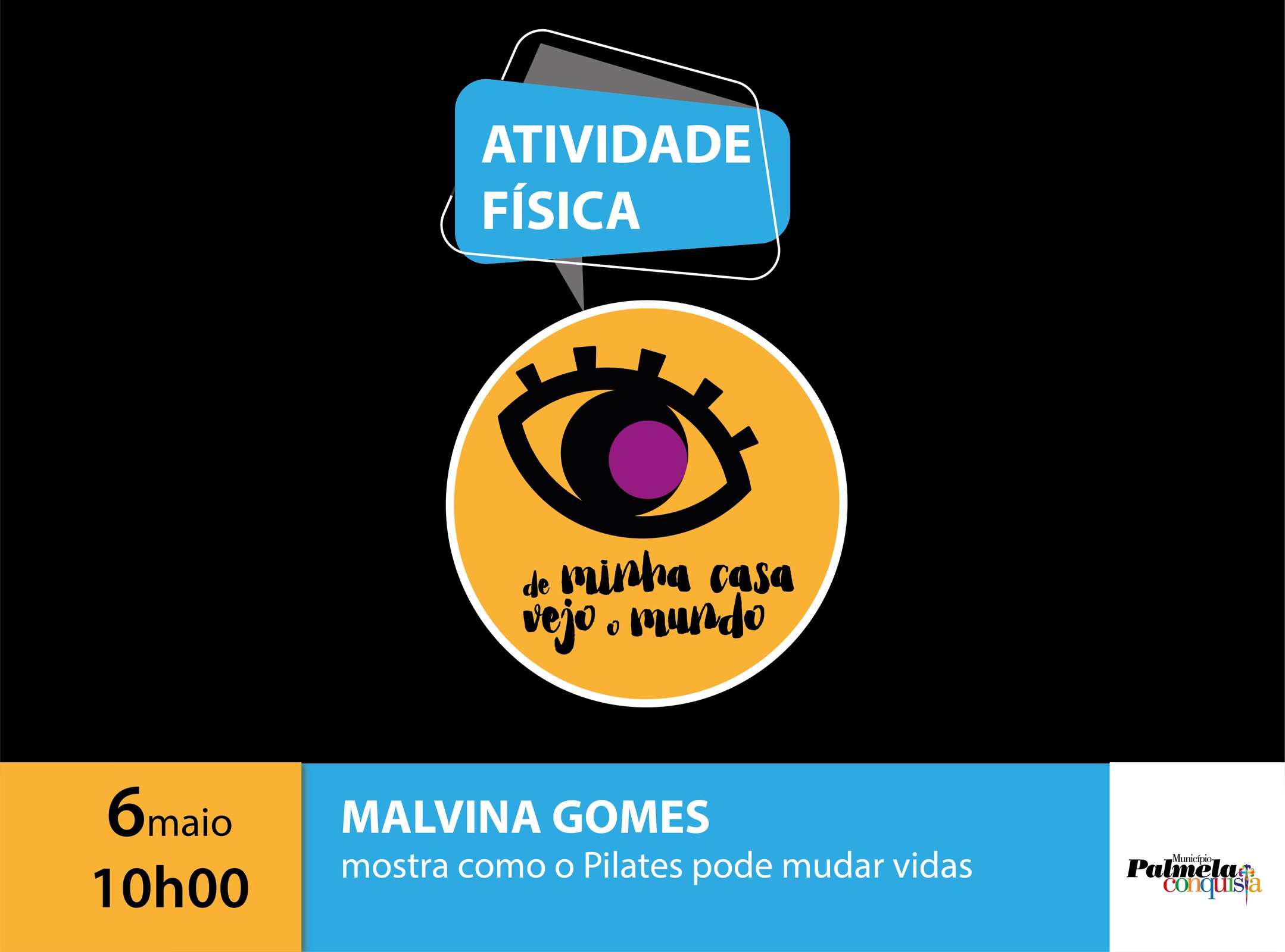 “De minha casa vejo o mundo”: pratique Pilates com Malvina Gomes!