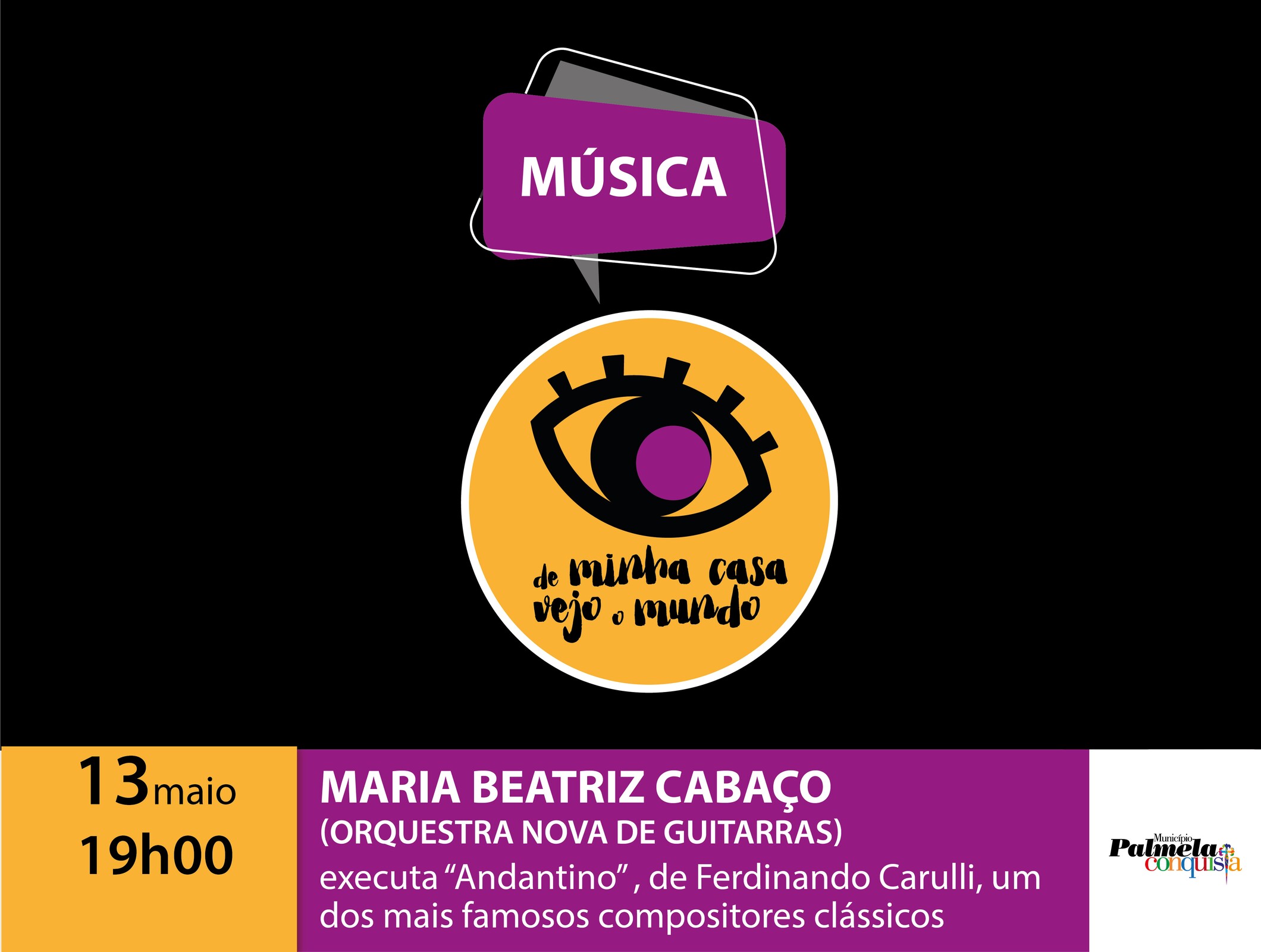 “De minha casa vejo o mundo”: aprecie o som da guitarra de Maria Beatriz Cabaço!