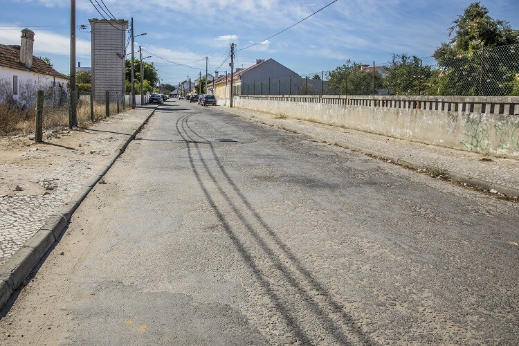 Repavimentação das ruas Pedro Álvares Cabral e Diogo Cão - Pinhal Novo