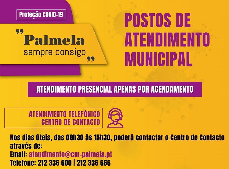 Quinta do Anjo: atendimento presencial retomado a 28 de setembro