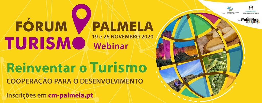Webinar Fórum Turismo Palmela - última sessão a 26 de novembro