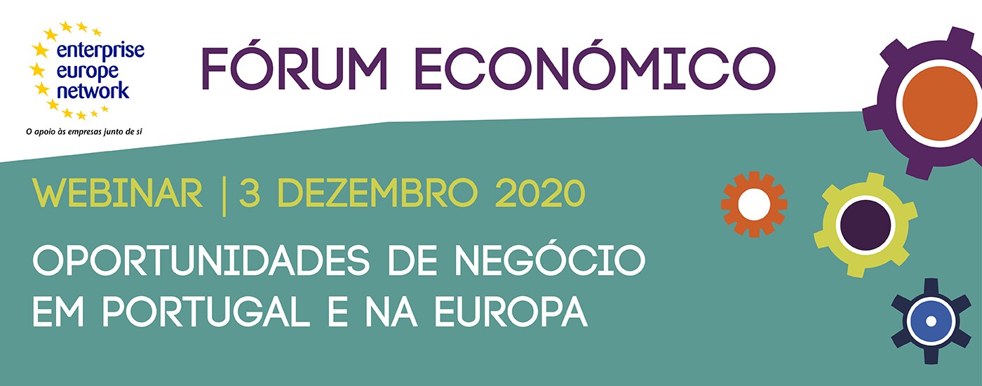 Webinar “Oportunidades de Negócio em Portugal e na Europa” a 3 de dezembro