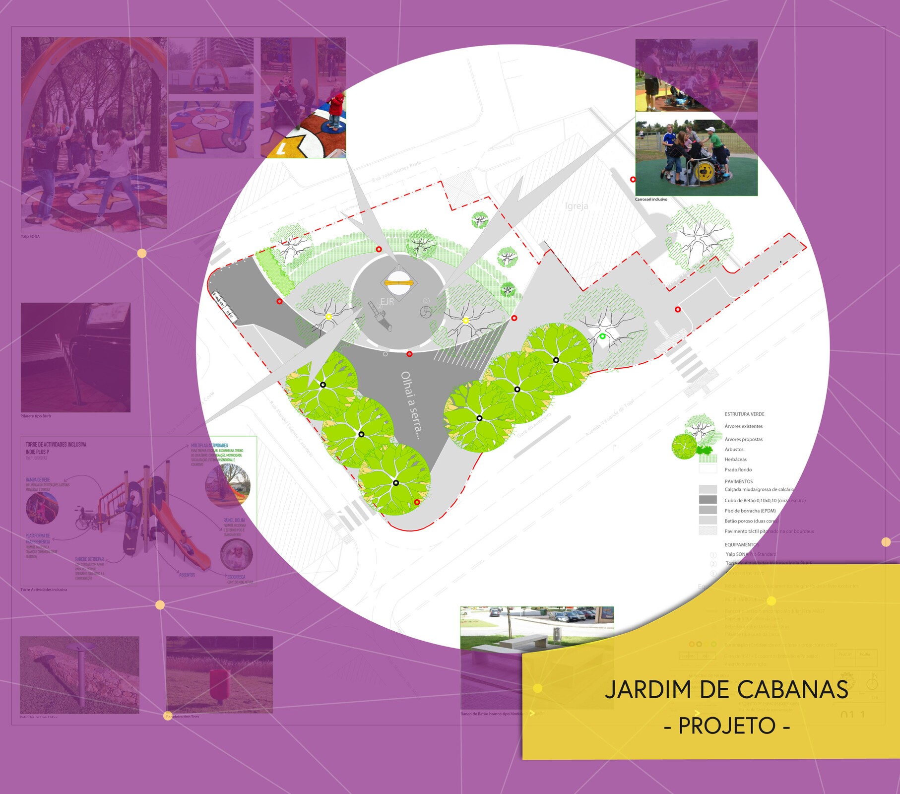 Jardim de Cabanas com obra adjudicada