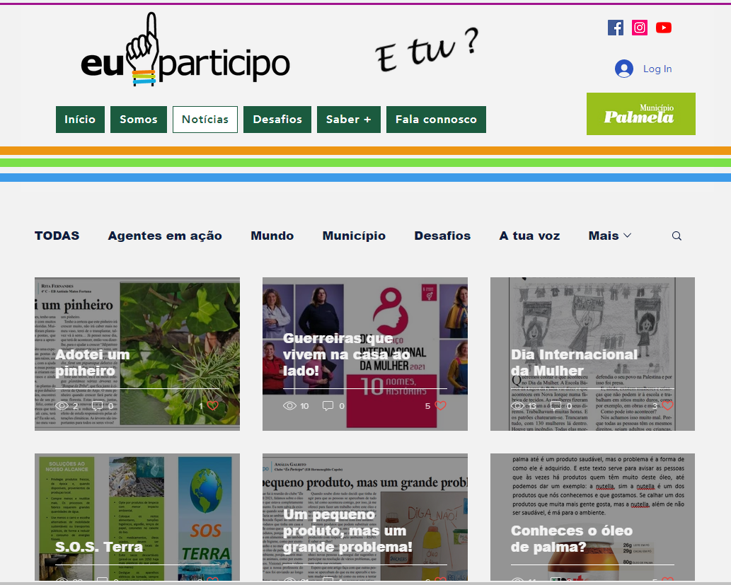 “Agentes Eu Participo” criam blogue que Educa para a Cidadania