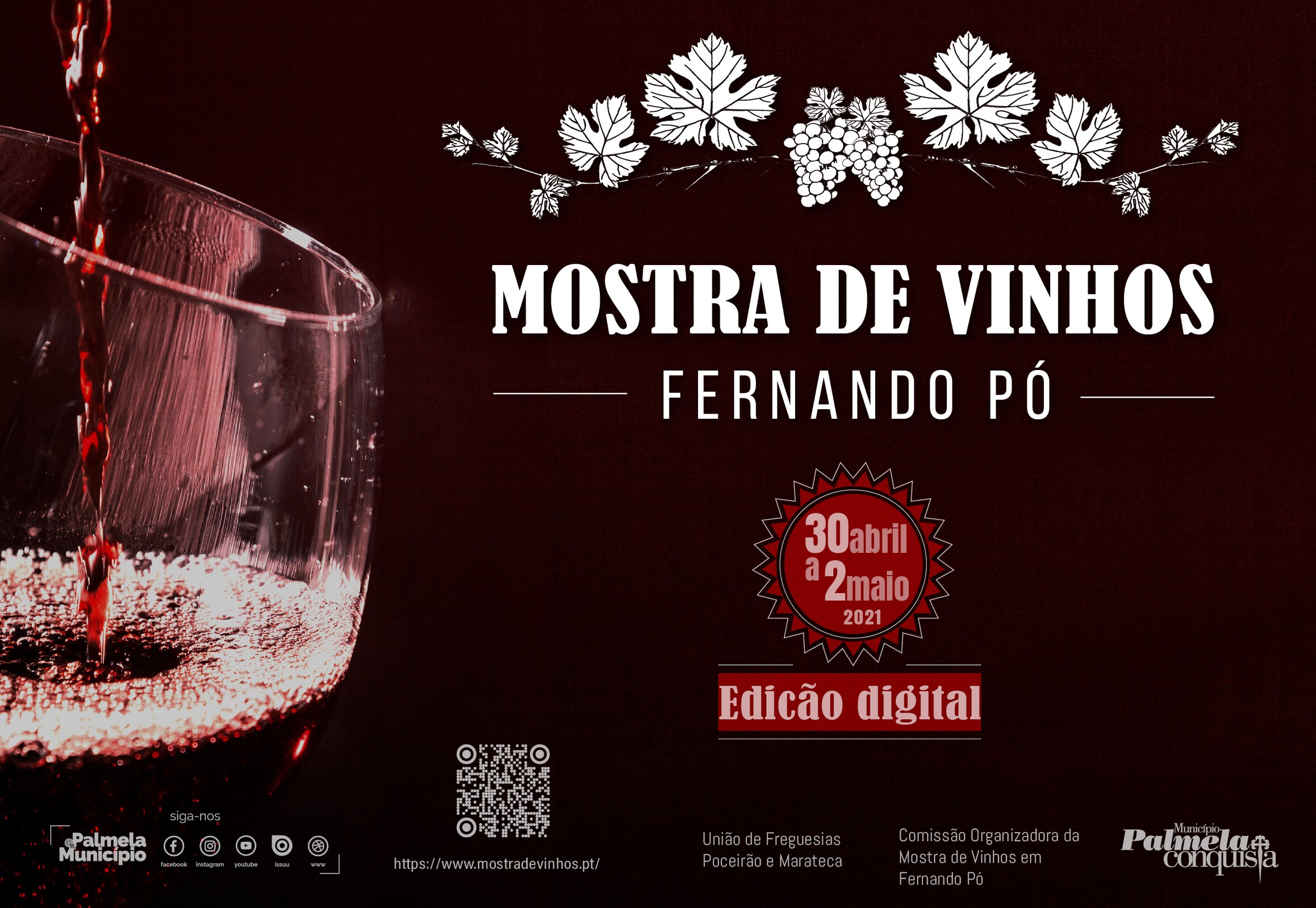 Mostra de Vinhos em Fernando Pó 2021: 30 abril a 2 maio em formato digital