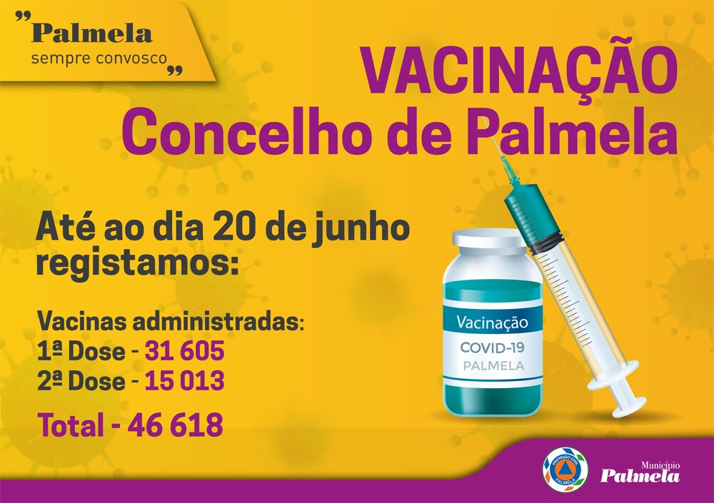  Vacinação – Concelho de Palmela - 20 junho
