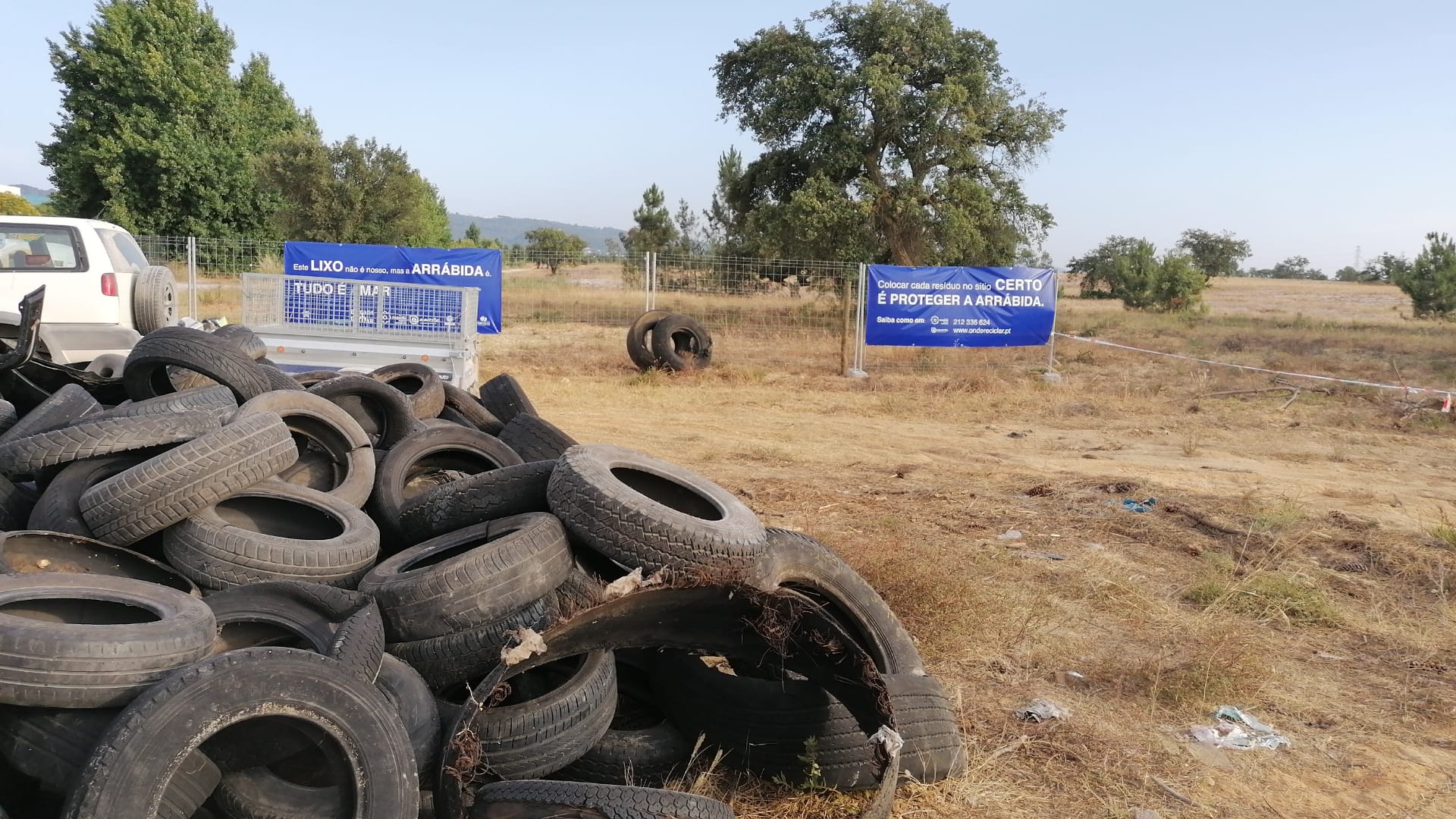 Imagina 6 camiões TIR cheios de resíduos? A “Brigada do Mar” e o Município de Palmela prosseguem ...