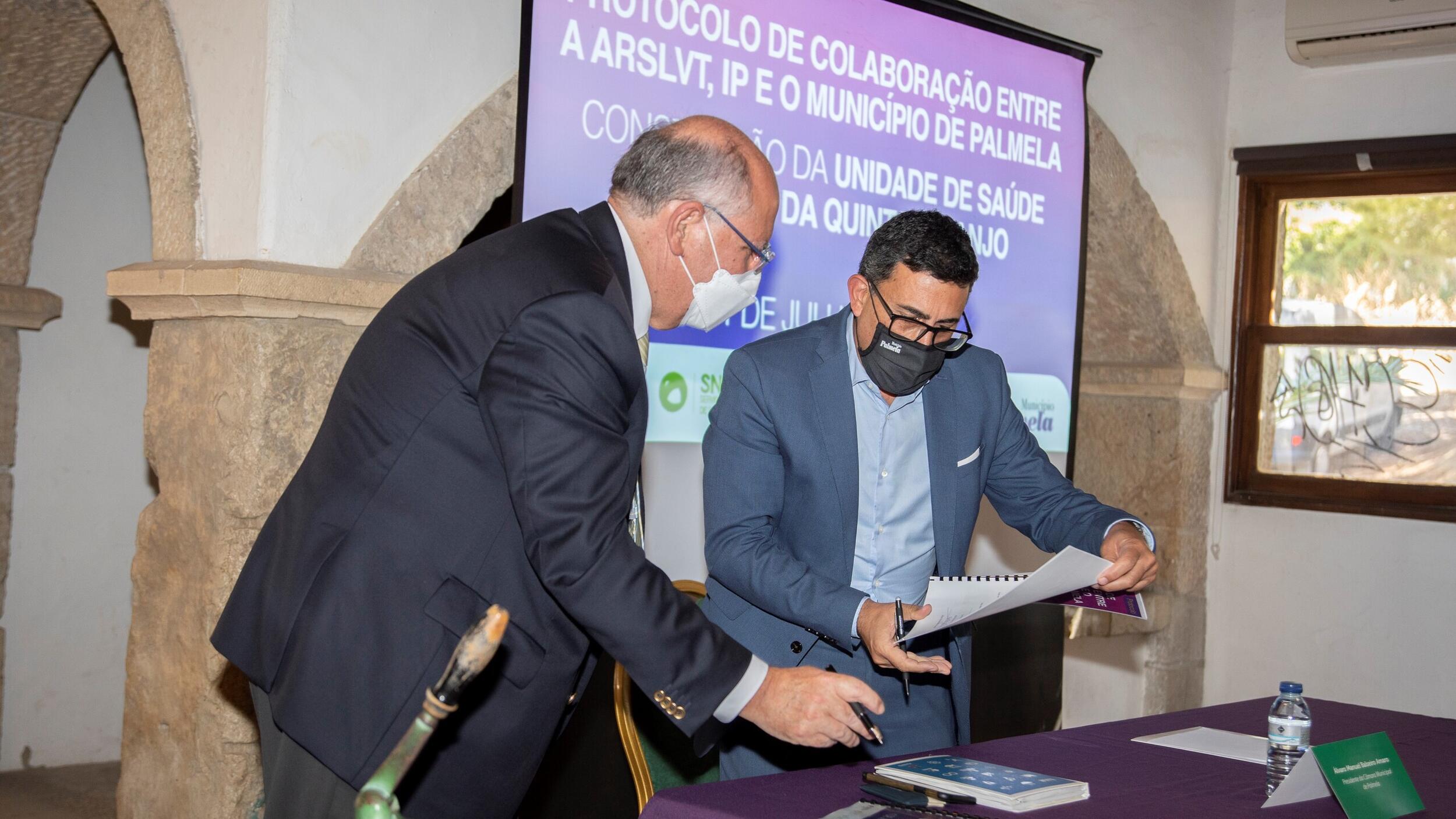 Unidade de Saúde Familiar de Quinta do Anjo -  Município e ARSLVT formalizam parceria