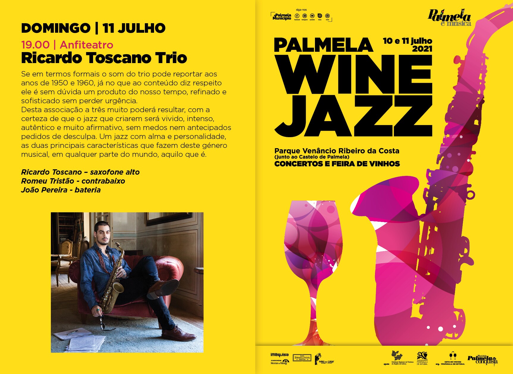 Ricardo Toscano Trio encerra programa de concertos do “Palmela Wine Jazz”