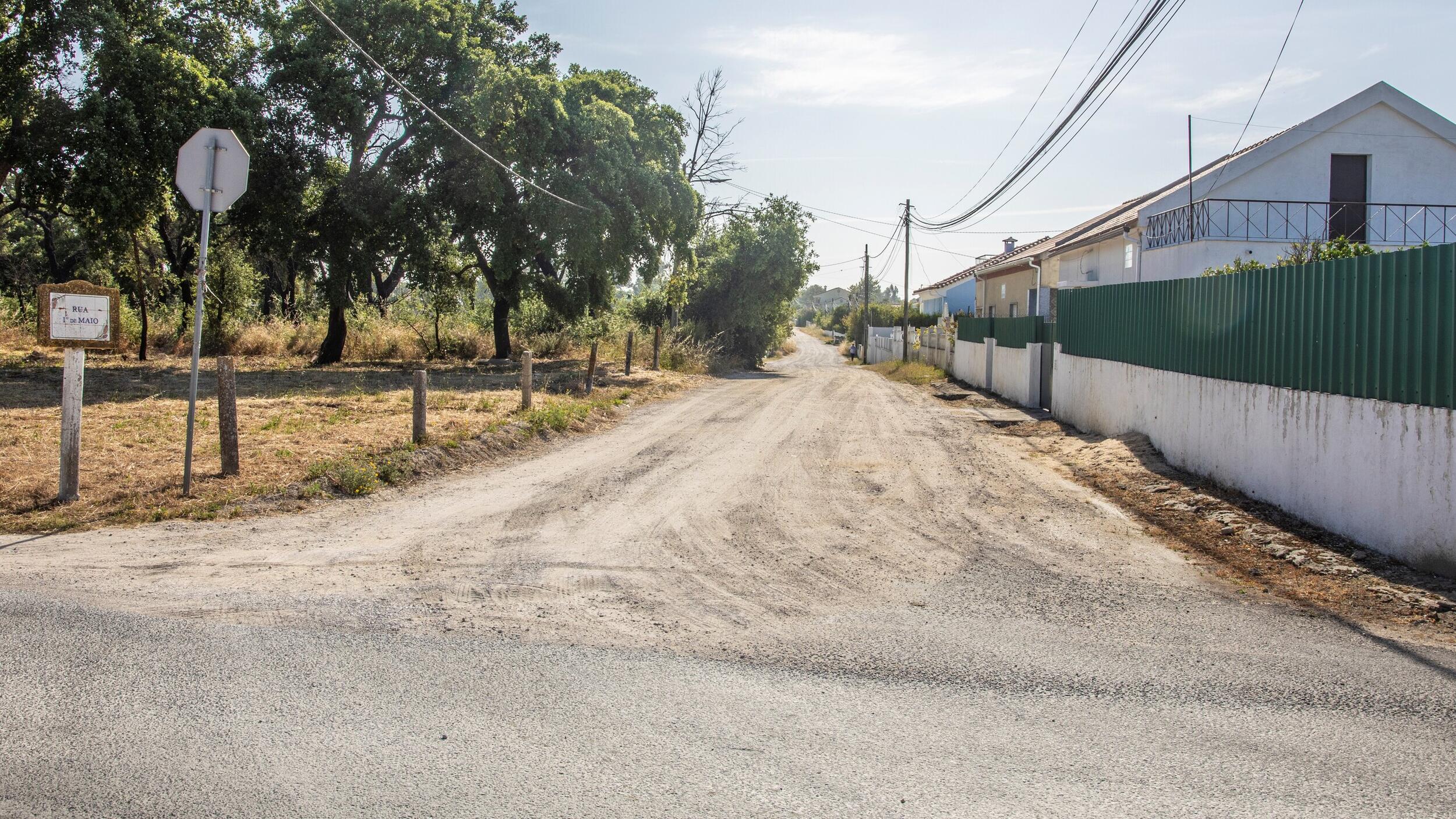 Infraestruturação da Rua 1.º de Maio - Quinta do Canastra/Sobral 