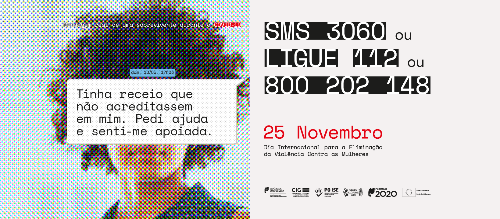 #Eu SOBREVIVI: Palmela associa-se a campanha nacional de Combate  da Violência Doméstica