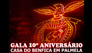 Gala do 10º aniversário da Casa do Benfica em Palmela com os UHF 