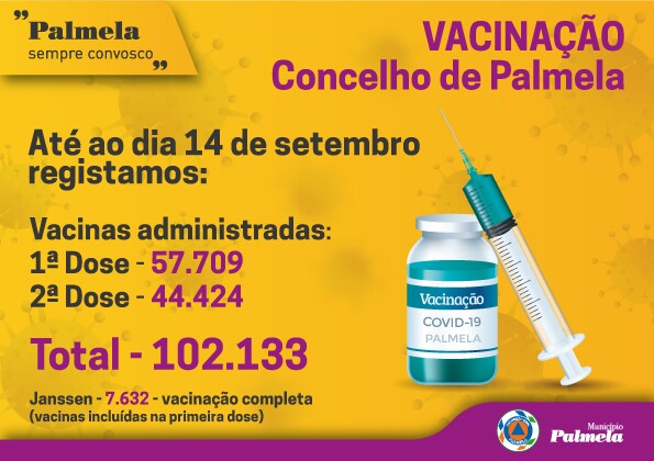 COVID-19/Plano de Vacinação: 102.133 vacinas administradas no concelho de Palmela