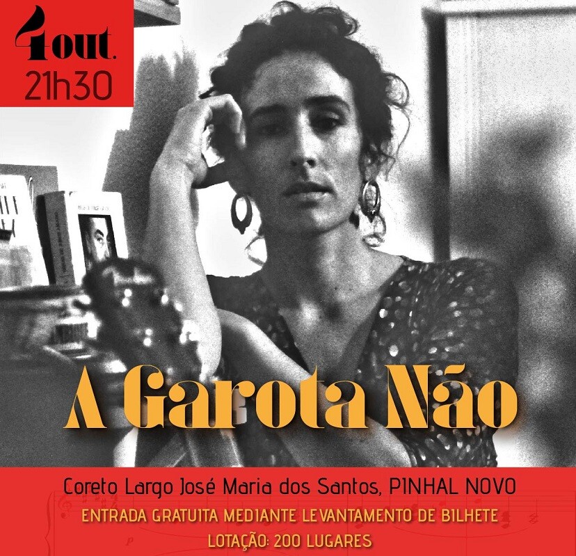 “Outubro - Mês da Música” | “A Garota Não” atua no Coreto, em Pinhal Novo