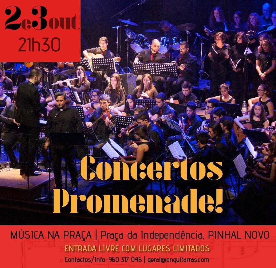 “Outubro - Mês da Música”: ONG apresenta “Concertos Promenade!” em Pinhal Novo