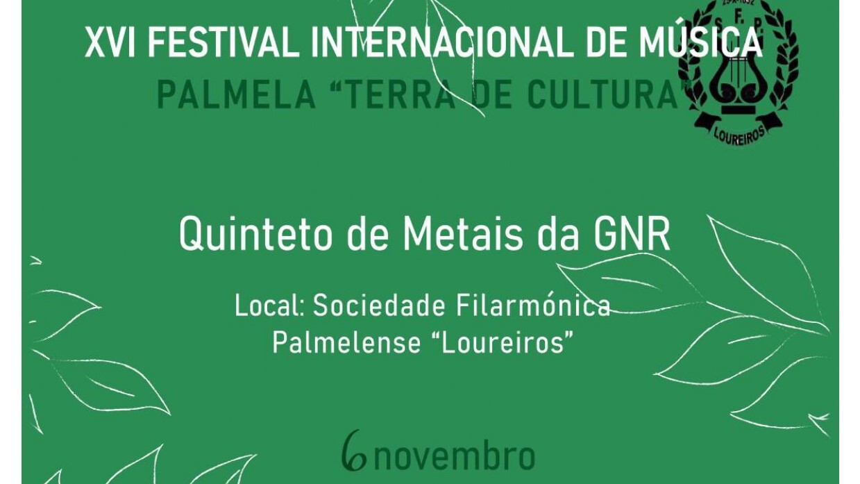Quinteto de Metais da GNR dá concerto em Palmela