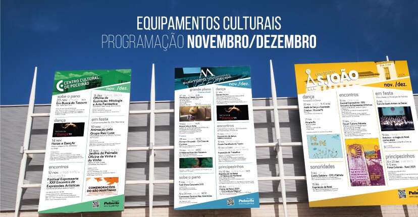 Novembro/dezembro: conheça a programação dos equipamentos culturais!