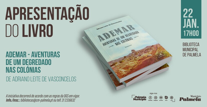 Adriano Leite de Vasconcelos apresenta livro na Biblioteca Municipal de Palmela