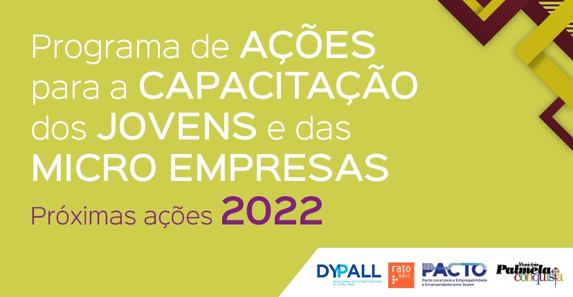 2022 - Formação para jovens/microempresas com inscrições abertas!