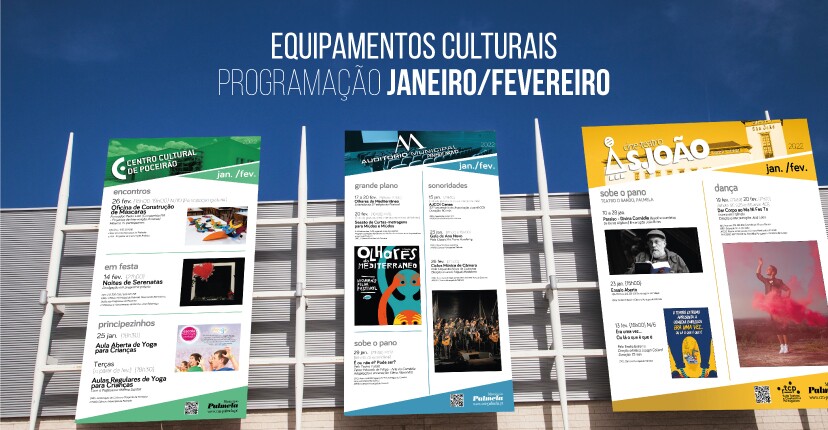 Equipamentos culturais: programação no site Palmela Município