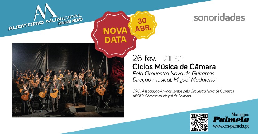“Ciclos Música de Câmara” pela ONG: nova data – 30 de abril