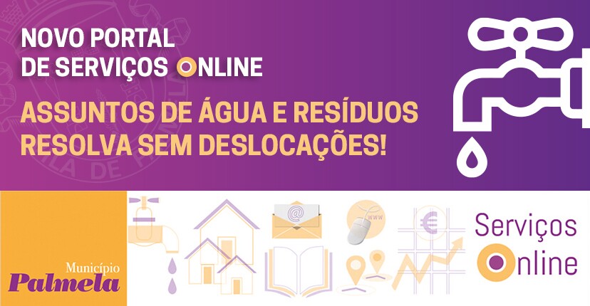 Serviços Online: trate dos assuntos de Água e Resíduos sem deslocações!