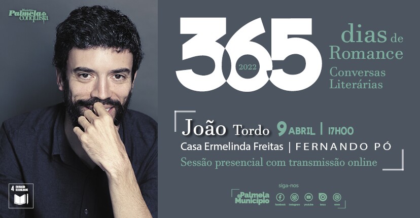 João Tordo no “365 Dias de Romance” a 9 abril