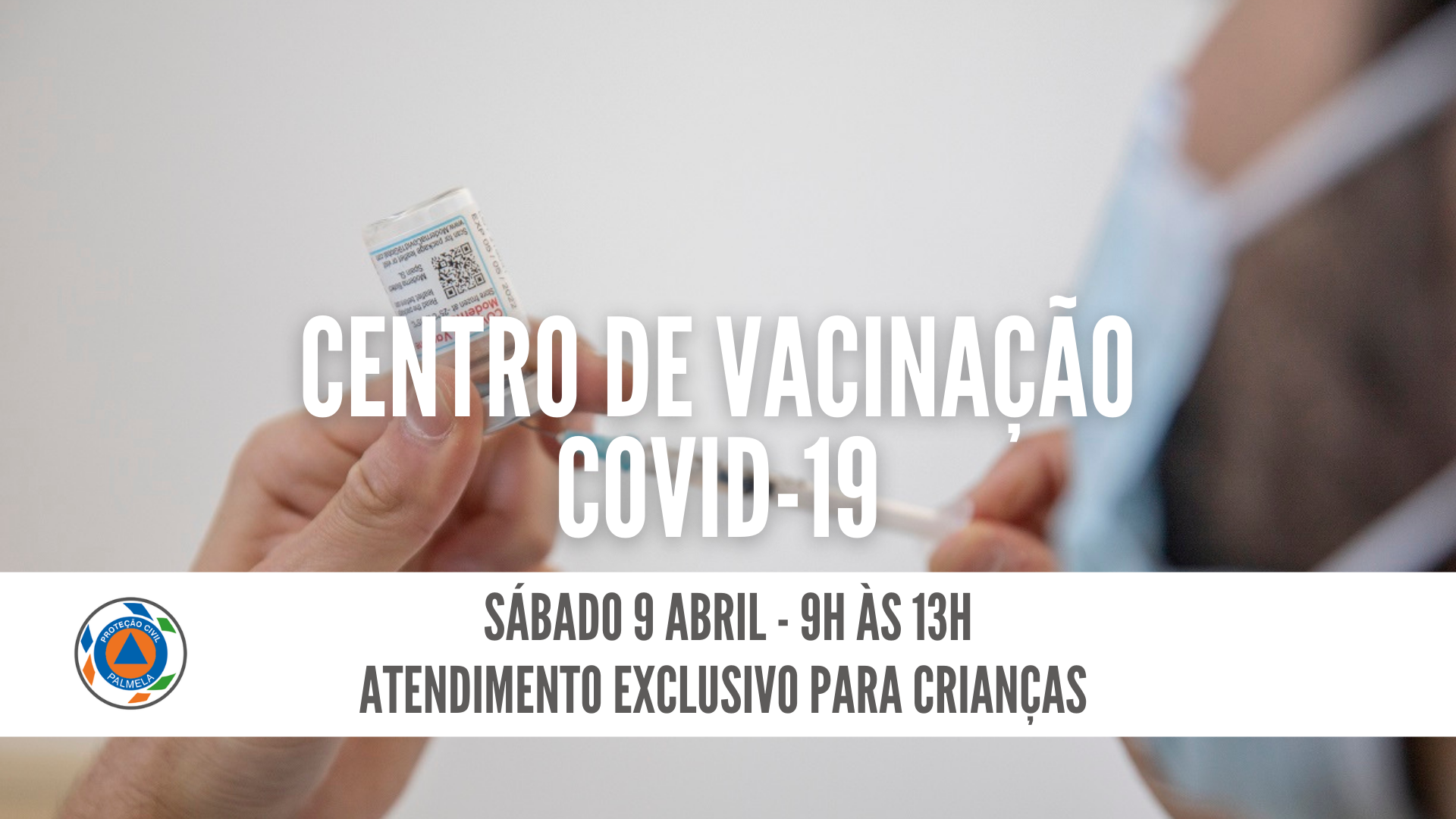 Vacinação de crianças no CVC de Pinhal Novo – 9 de abril