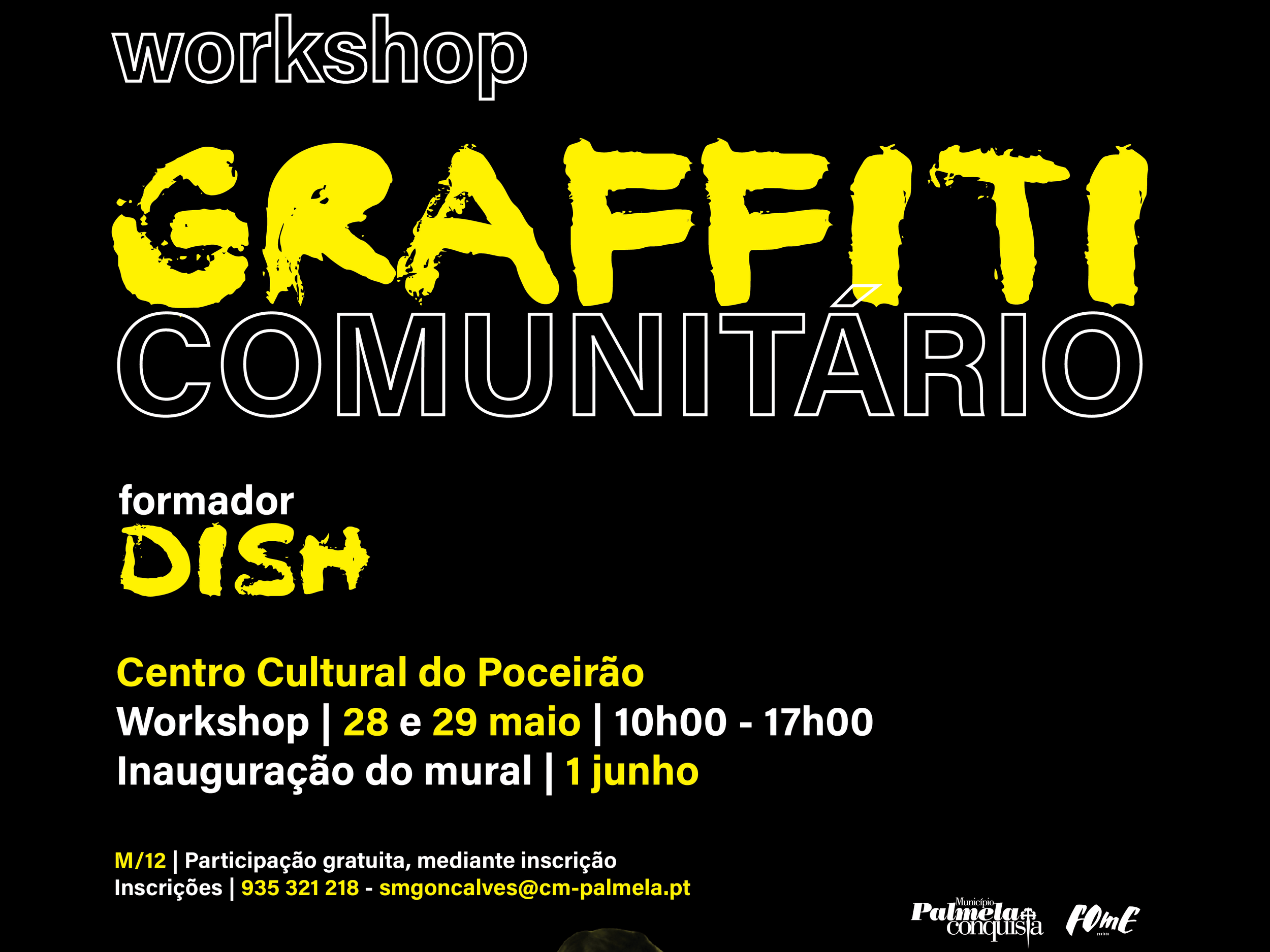 Oficina gratuita de Graffiti no Poceirão - inscreve-te!