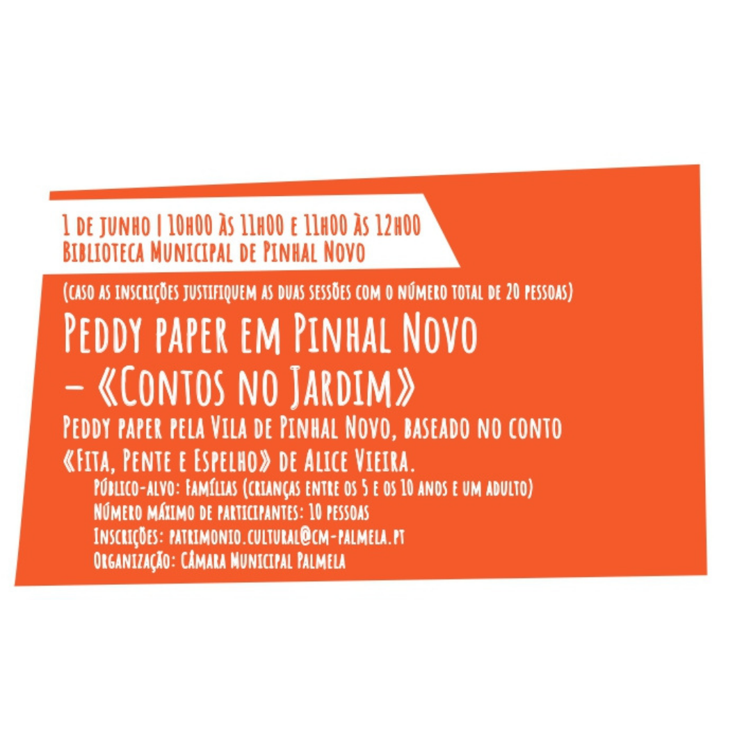 Post - Peddy Paper Contos no Jardim