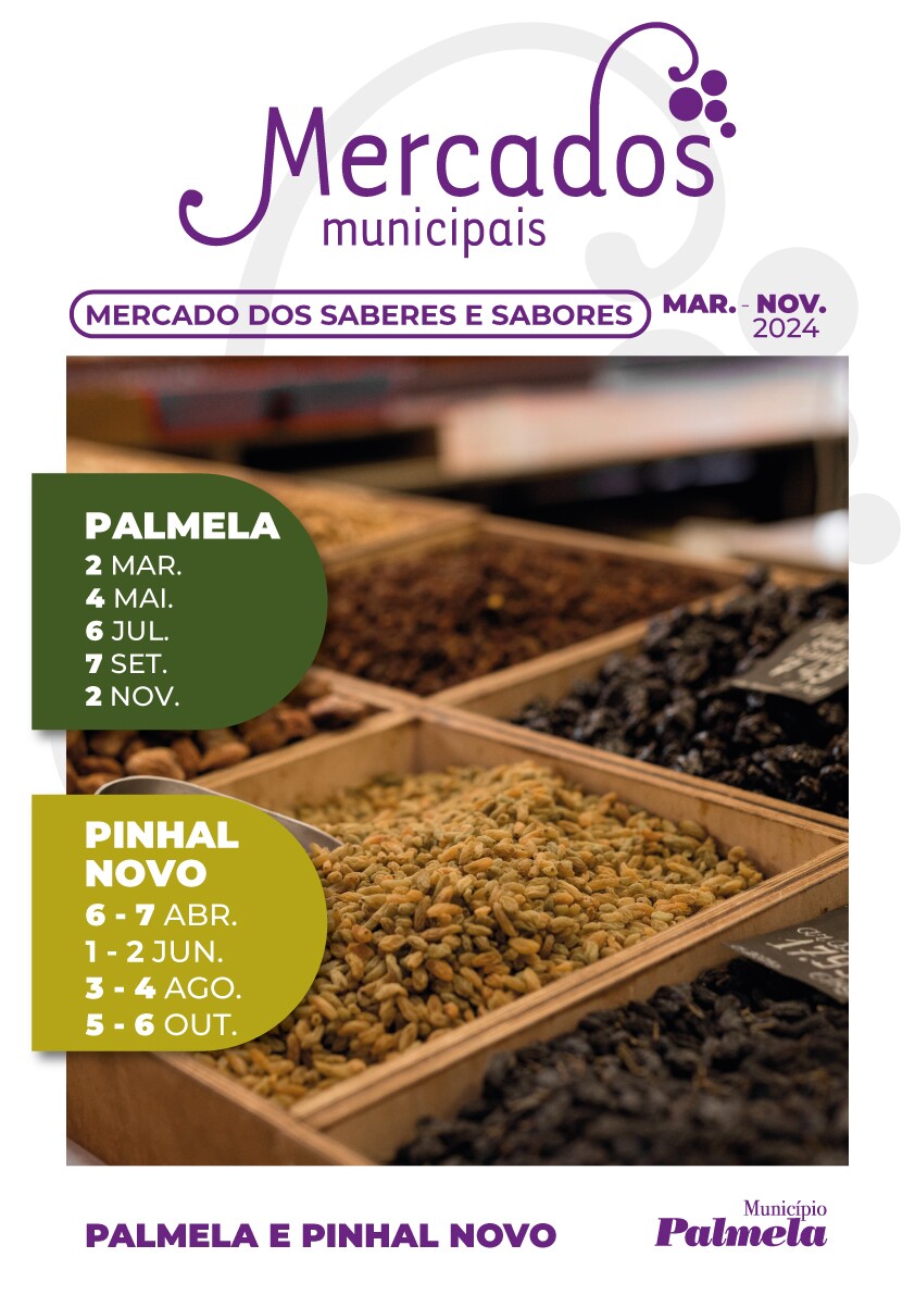 cartaz sobre inscri&ccedil;&otilde;es para os mercados de saberes e sabores de 2024