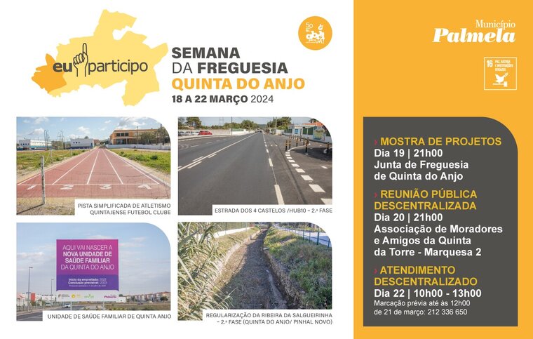 newsletter semana da freguesia de quinta do anjo