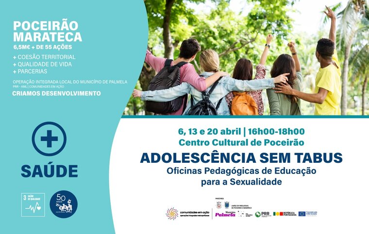 newsletter das sessões públicas para jovens com o tema Adolescência sem Tabus