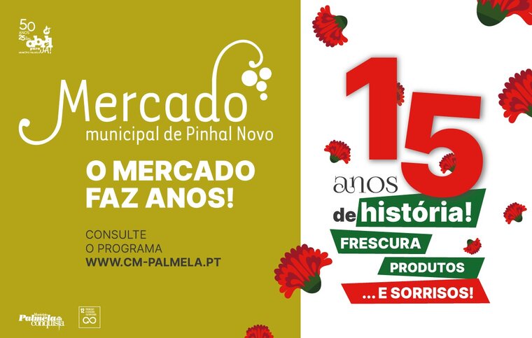 newsletter anivers&aacute;rio do mercado municipal de pinhal novo 