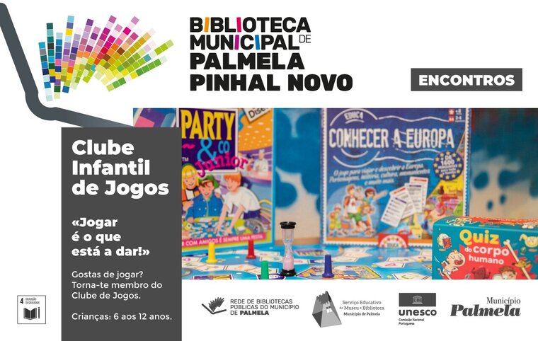 newsletter sobre clube infantil de jogos dispon&iacute;vel nas bibliotecas