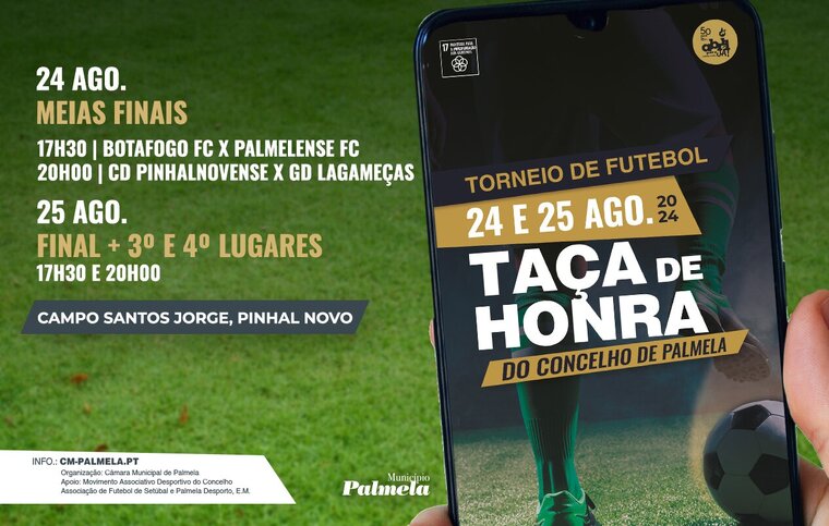 newsletter da Ta&ccedil;a de Honra do Concelho de Palmela
