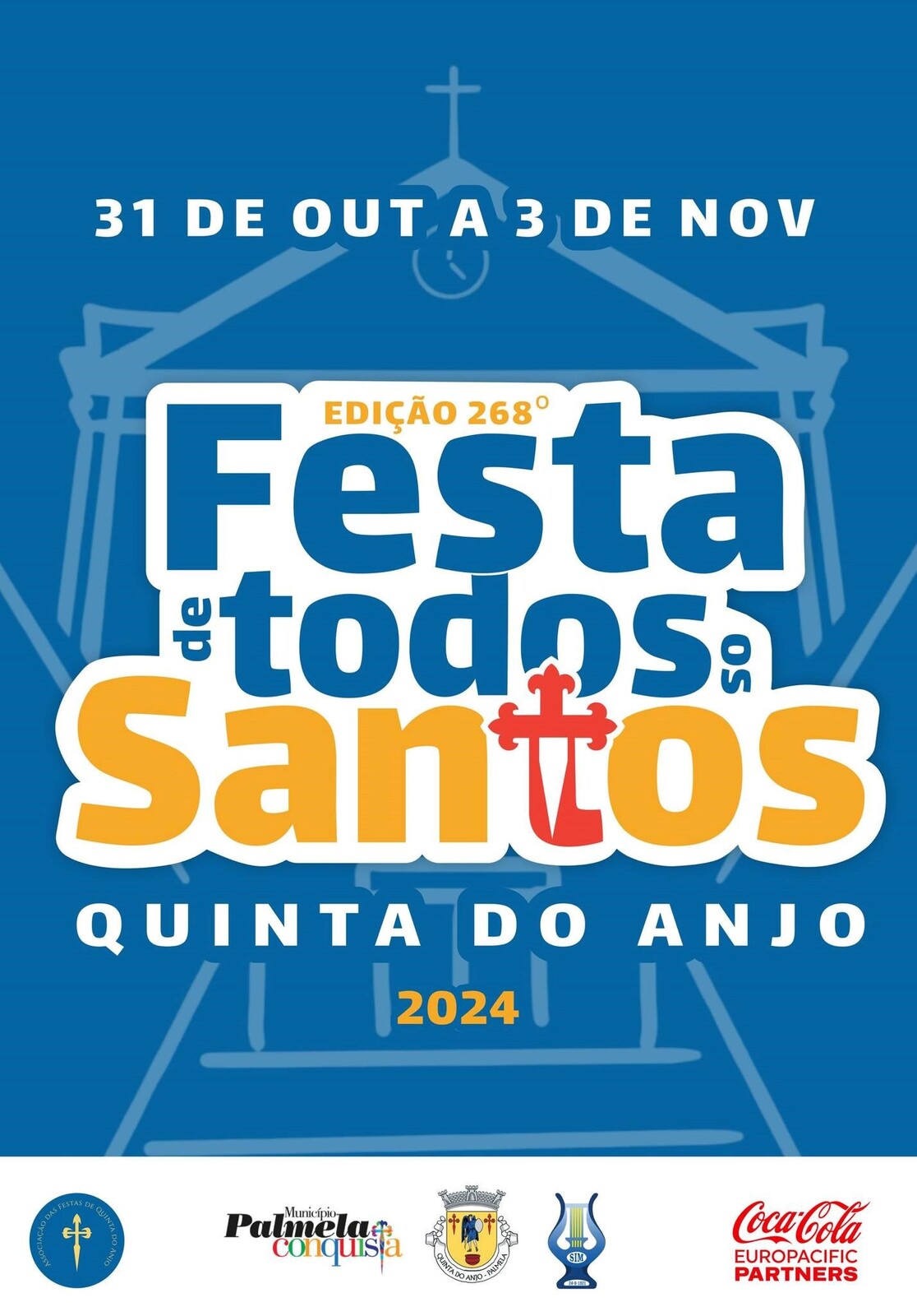 cartaz Festa de todos os santos