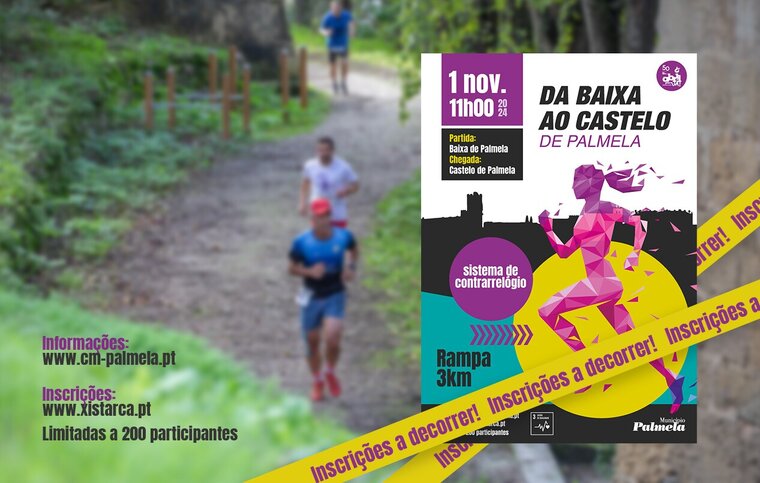 Newsletter inscri&ccedil;&otilde;es na prova da baixa ao castelo de palmela