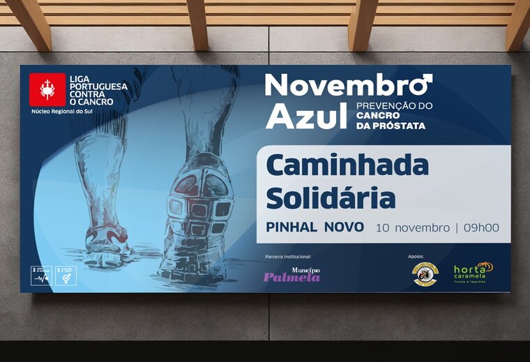 Caminhada solid&aacute;ria - Luta contra o cancro da pr&oacute;stata