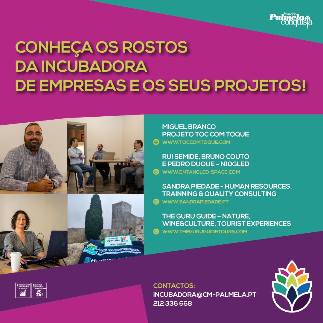 projetos e rostos da incubadora de empresas