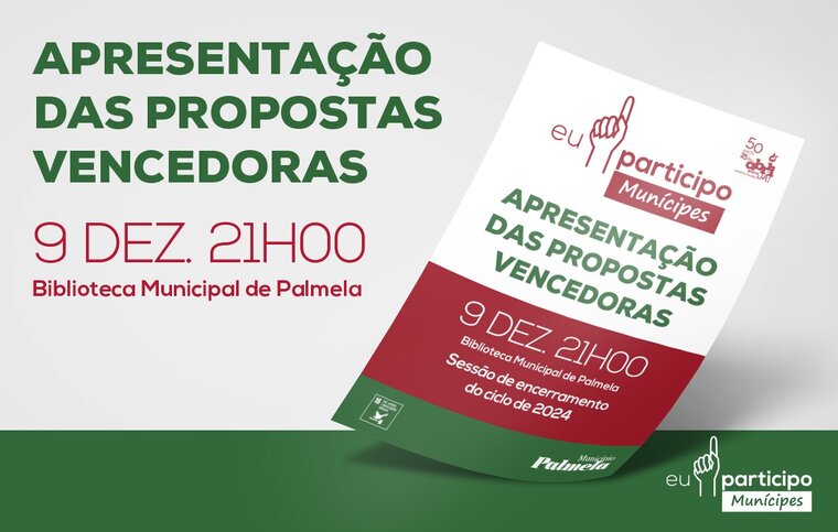 newsletter sobre propostas vencedoras do eu participo municipes 2024