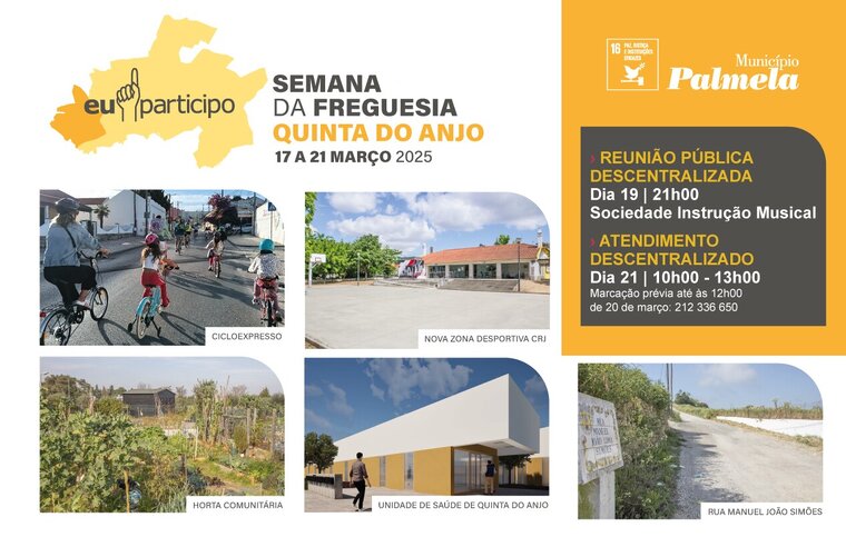 newsletter da semana de freguesia de quinta do anjo de 17 a 21 de mar&ccedil;o